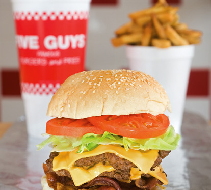 First Monday of the Month at Five Guys