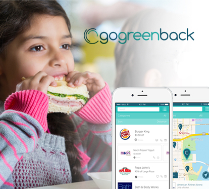Save money and help us feed more families with gogreenback